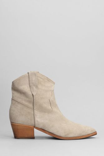 Texan Ankle Boots In Suede - Julie Dee - Modalova