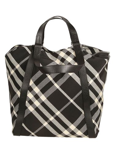 Burberry Check Patterned Tote - Burberry - Modalova