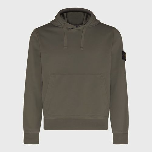 Dark Green Cotton Sweatshirt - Stone Island - Modalova