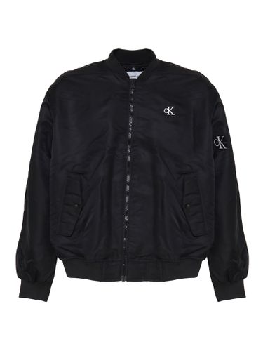 Calvin Klein Bomber In Nylon - Calvin Klein - Modalova