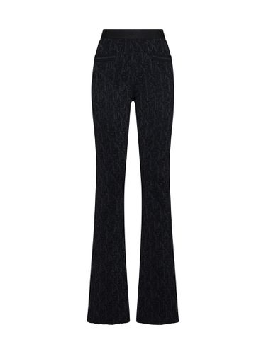 Monogram-jacquard Knitted Trousers - Palm Angels - Modalova