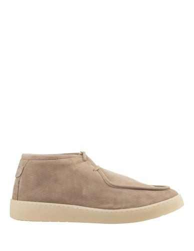 St. Bart Ankle Boots In Beige Suede - Andrea Ventura - Modalova