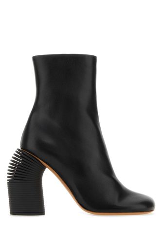 Black Leather Spring Ankle Boots - Off-White - Modalova