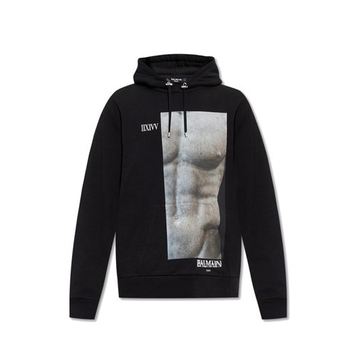 Balmain Cotton Hoodie Sweatshirt - Balmain - Modalova