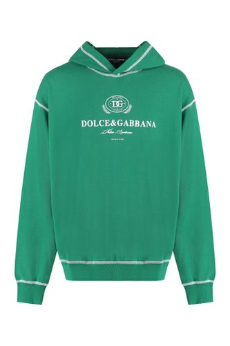 Dolce & Gabbana Cotton Hoodie - Dolce & Gabbana - Modalova