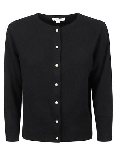 Round Neck Full Buttoned Cardigan - Vince - Modalova