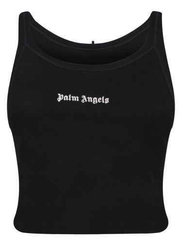 Palm Angels Logo Black Top - Palm Angels - Modalova