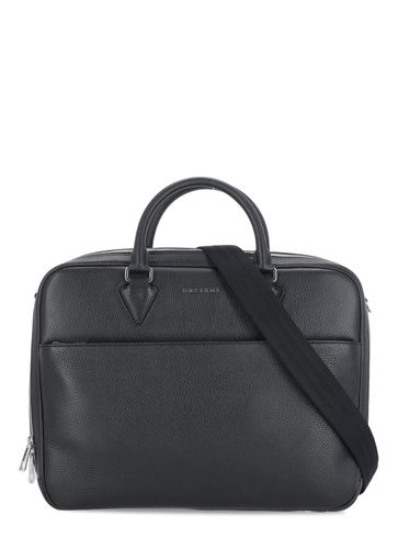 Orciani Pebbled Leather Handle Bag - Orciani - Modalova