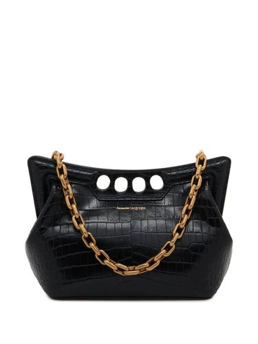 Small The Peak Bag With Crocodile Effect - Alexander McQueen - Modalova