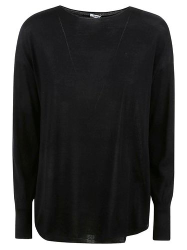 Aspesi 3965 Boat Neck Sweater - Aspesi - Modalova