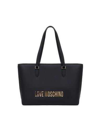 Shopping Bag In Ecoleather - Love Moschino - Modalova