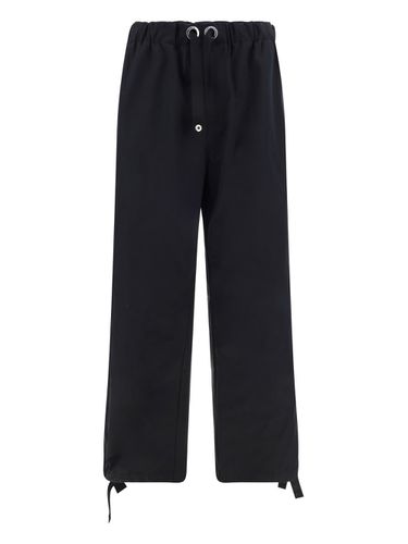 Versace Black Trousers - Versace - Modalova