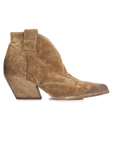 Suede Texan Ankle Boot - Elena Iachi - Modalova