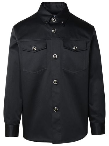 Versace Black Cotton Shirt - Versace - Modalova
