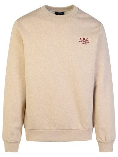 A. P.C. Logo Embroidered Crewneck Sweatshirt - A.P.C. - Modalova