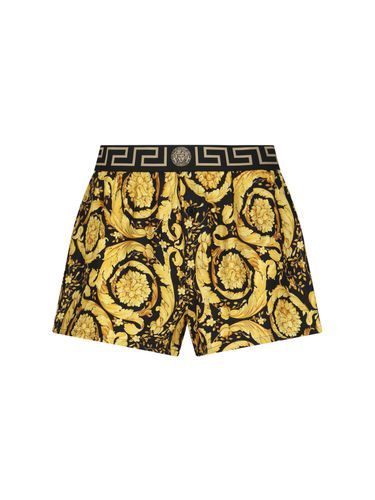 Versace Barocco Print Pijama Shorts - Versace - Modalova