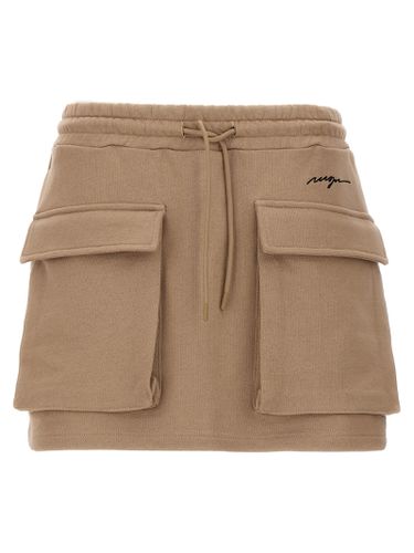 MSGM Logo Embroidery Cargo Skirt - MSGM - Modalova