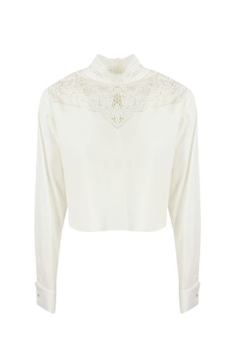 Poplin Crop Shirt - Philosophy di Lorenzo Serafini - Modalova