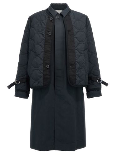 Long Trench Coat Insert Down Jacket - Sacai - Modalova