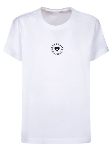 Cotton T-shirt With Circular Logo - Stella McCartney - Modalova