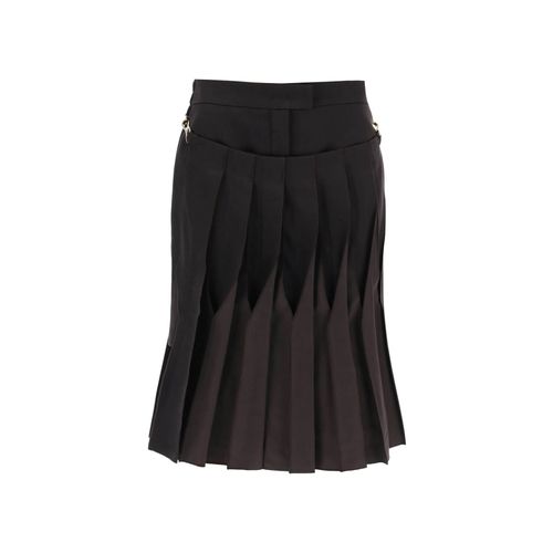 Fendi Cotton And Silk Washed Skirt - Fendi - Modalova