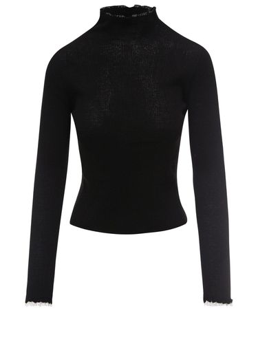 Ruffled Turtleneck Jumper - Philosophy di Lorenzo Serafini - Modalova