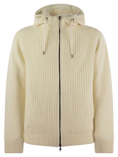 Reversible Padded Wool Bomber Jacket - Herno - Modalova