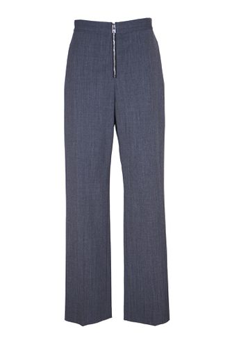 MSGM Zip Long Trousers - MSGM - Modalova