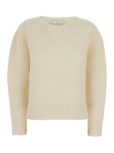 Crewneck Sweater In Alpaca Woman - Tela - Modalova