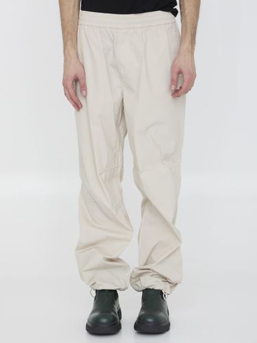 Burberry Cotton Blend Trousers - Burberry - Modalova