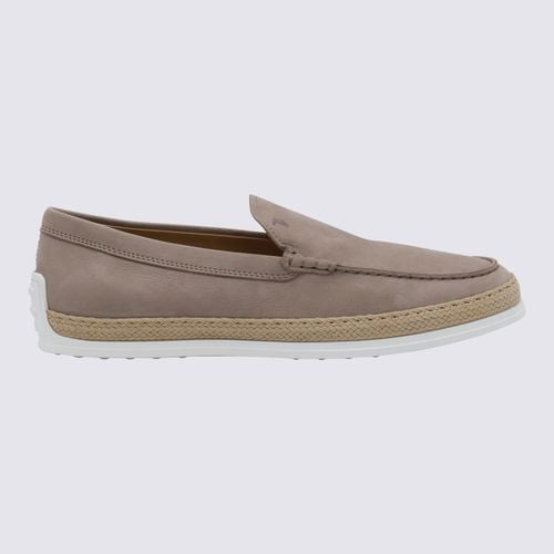 Tod's Taupe Leather Formal Shoes - Tod's - Modalova