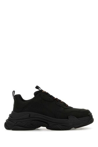 Black Satin Triple S Sneakers - Balenciaga - Modalova