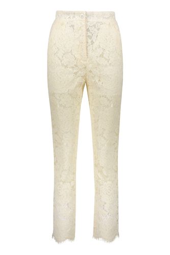 Dolce & Gabbana Lace Trousers - Dolce & Gabbana - Modalova