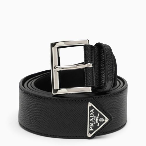 Prada Black Saffiano Leather Belt - Prada - Modalova