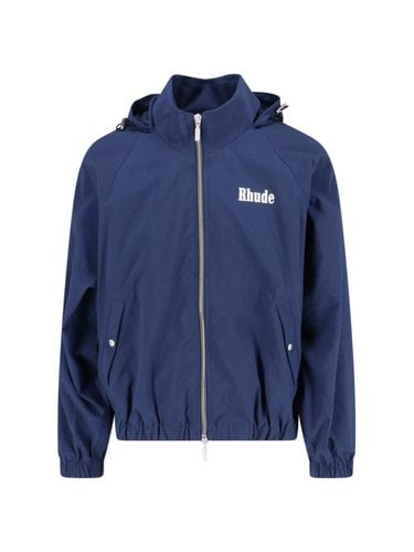 Rhude palm Logo Windbreaker Jacket - Rhude - Modalova