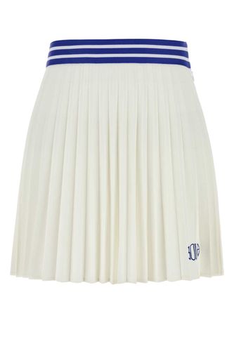 Bode White Piquet Court Mini Skirt - Bode - Modalova