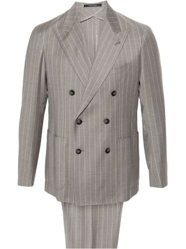 Striped Double-breasted Suit - Tagliatore - Modalova