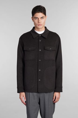 Theory Casual Jacket In Grey Wool - Theory - Modalova