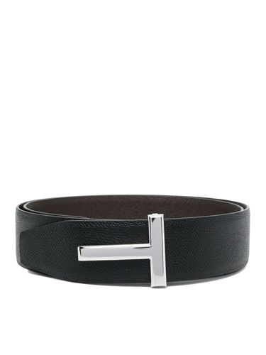 Tom Ford T Logo Buckle Belt - Tom Ford - Modalova