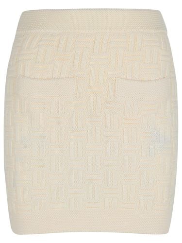 Casablanca Wool Blend Miniskirt - Casablanca - Modalova