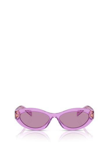 Pr 26zs Transparent Amethyst Sunglasses - Prada Eyewear - Modalova
