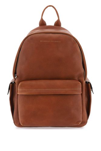 Brunello Cucinelli Leather Backpack - Brunello Cucinelli - Modalova