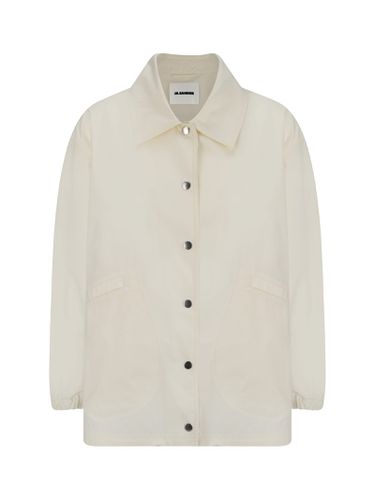 Logo Single-breasted Jacket - Jil Sander - Modalova