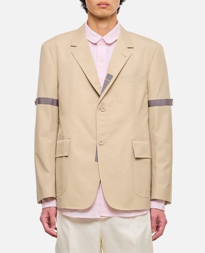 Unstructured Straight Fit Jacket - Thom Browne - Modalova