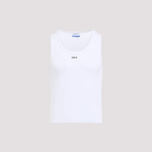 Off-White Off Stamp Rib Tank Top - Off-White - Modalova