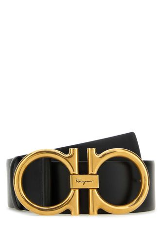 Leather Gancini Belt - Ferragamo - Modalova