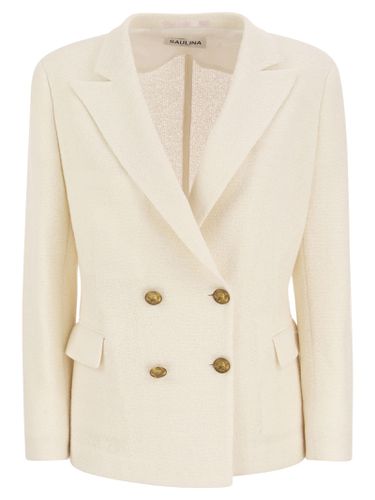 Antonella - Double-breasted Jacket - Saulina Milano - Modalova