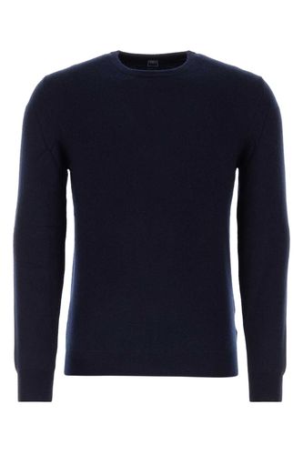 Midnight Blue Cashmere Sweater - Fedeli - Modalova