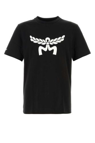 MCM Black Cotton T-shirt - MCM - Modalova