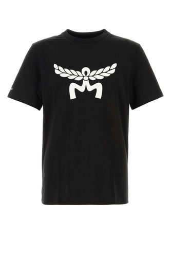 MCM Black Cotton T-shirt - MCM - Modalova